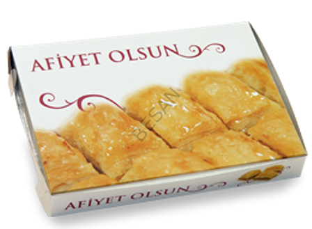 BAKLAVA KUTUSU 1 KG'LIK (100 ADET)